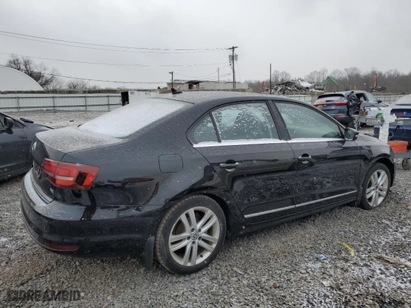 2017 Volkswagen Jetta 1.8T SEL with VIN 3VWL17AJ6HM264145, listed as a Copart auction lot 45600665 with 43,086 mi miles and Salvage Title. Bid and sale history available at carsss.com. Image 3.