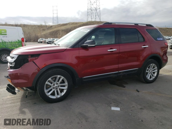 2015 Ford Explorer XLT with VIN 1FM5K8D81FGC28227, listed as a Copart auction lot 51838445 with 144,469 mi miles and Salvage Title. Bid and sale history available at carsss.com. Image 1.