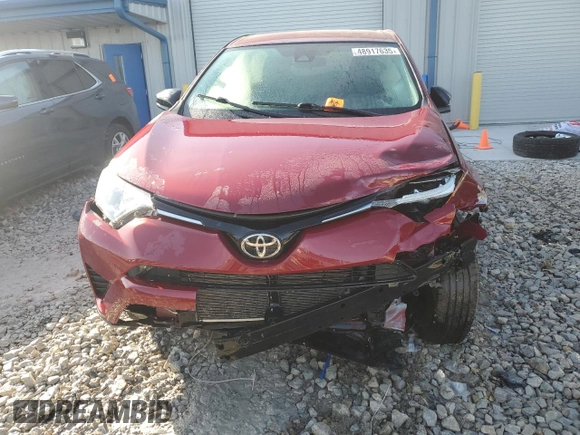 2018 Toyota RAV4 LE with VIN JTMBFREV9JD246507, listed as a Copart auction lot 48917635 with Not Provided miles and Clean Title. Bid and sale history available at DreamBid. Image 5.