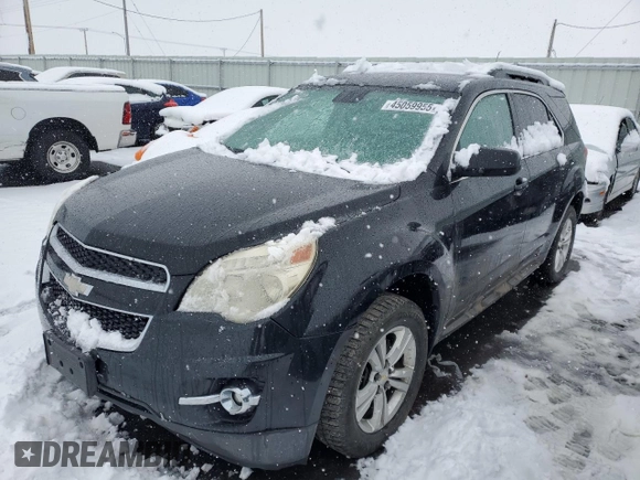 2012 Chevrolet Equinox LT w/2LT with VIN 2GNFLNE53C6375418, listed as a Copart auction lot 45059955 with 239,724 mi miles and Salvage Title. Bid and sale history available at carsss.com. Image 1.