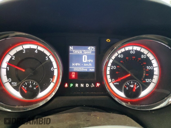 2011 Dodge Grand Caravan Crew with VIN 2D4RN5DG5BR755489, listed as a Copart auction lot 51074595 with 193,259 mi miles and Salvage Title. Bid and sale history available at DreamBid. Image 9.