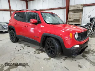 2017 Jeep Renegade Altitude with VIN ZACCJABB0HPG47597, listed as a Copart auction lot 58060505 with 239,534 mi miles and Salvage title. Bid and sale history available at DreamBid. Image 4.
