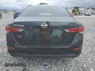 2025 Nissan Sentra S with VIN 3N1AB8BV5SY231252, listed as a Copart auction lot 47863445 with 7,665 mi miles and Salvage Title. Bid and sale history available at DreamBid. Image 6.