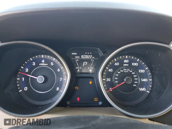 2011 Hyundai Elantra Limited with VIN 5NPDH4AE9BH028414, listed as a Copart auction lot 87809005 with 160,822 mi miles and Salvage title. Bid and sale history available at DreamBid. Image 9.