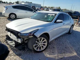 2021 Cadillac CT5 Luxury with VIN 1G6DW5RKXM0115182, listed as a Copart auction lot 81588364 with 21,570 mi miles and Salvage Title. Bid and sale history available at DreamBid. Image 1.