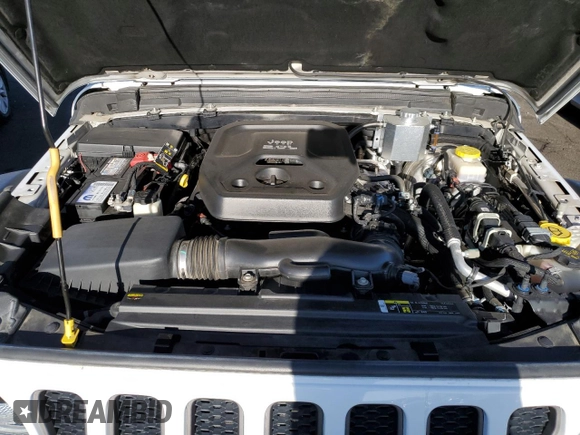 2020 Jeep Wrangler Unlimited Rubicon z VIN 1C4HJXFN1LW335751, wystawiony jako Copart lot #54242215 z przebiegiem 74 961 mil mil oraz Szkoda całkowita • Salvage title. Historia ofert i sprzedaży dostępna na DreamBid. Obrazek 13.