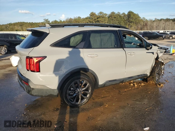 2023 Kia Sorento SX Prestige with VIN 5XYRKDLF7PG177075, listed as a Copart auction lot 77824644 with 0 mi miles and Salvage Title. Bid and sale history available at carsss.com. Image 3.