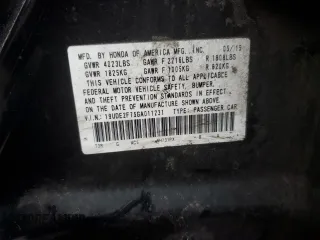 2016 Acura ILX Premium z VIN 19UDE2F75GA011231, wystawiony jako Copart lot #42842145 z przebiegiem 84 345 mil mil oraz Szkoda całkowita • Salvage title. Historia ofert i sprzedaży dostępna na DreamBid. Obrazek 14.