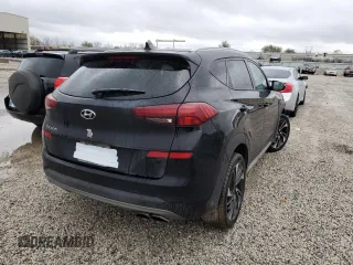 2019 Hyundai Tucson Sport with VIN KM8J33AL1KU063539, listed as a Copart auction lot 81224894 with 134,754 mi miles and Salvage Title. Bid and sale history available at carsss.com. Image 3.