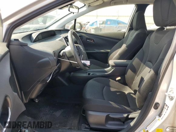 2022 Toyota Prius LE with VIN JTDL9MFU3N3037635, listed as a Copart auction lot 62325235 with 38,095 mi miles and Salvage title. Bid and sale history available at DreamBid. Image 7.