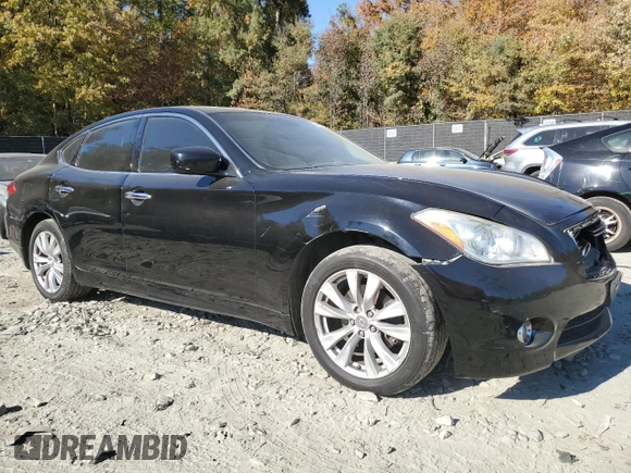 2011 Infiniti M37 with VIN JN1BY1AR5BM374655, listed as a Copart auction lot 77669284 with 245,636 mi miles and Salvage Title. Bid and sale history available at carsss.com. Image 4.