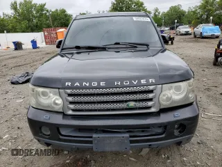 2006 Land Rover Range Rover Sport HSE with VIN SALSF25486A920825, listed as a Copart auction lot 58063625 with 218,694 mi miles and Salvage title. Bid and sale history available at DreamBid. Image 5.