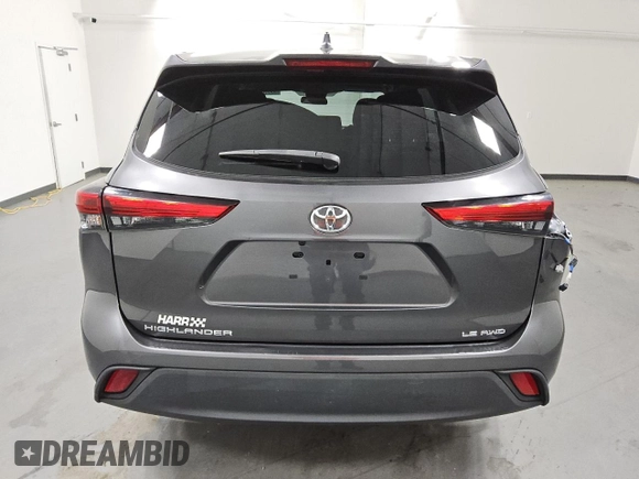 2021 Toyota Highlander L with VIN 5TDBZRBH3MS078040, listed as a Copart auction lot 53800765 with 39,141 mi miles and Clean title. Bid and sale history available at DreamBid. Image 6.