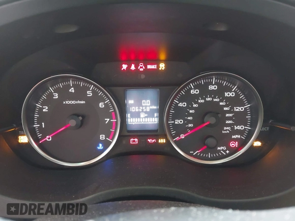 2015 Subaru Impreza z VIN JF1GJAA66FG006606, wystawiony jako IAAI lot #42254404 z przebiegiem 106 258 mil mil oraz . Historia ofert i sprzedaży dostępna na DreamBid. Obrazek 7.