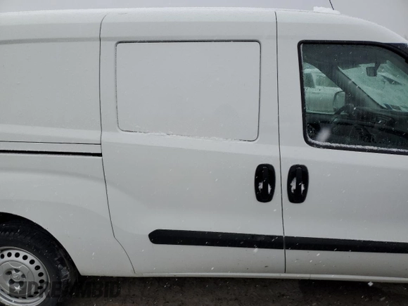 2022 Ram ProMaster City Cargo Tradesman with VIN ZFBHRFAB4N6W28596, listed as a Copart auction lot 59241035 with 34,716 mi miles and Salvage title. Bid and sale history available at DreamBid. Image 11.