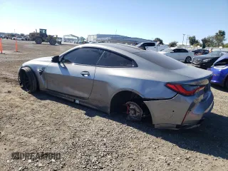 2022 BMW M4 Competition xDrive with VIN WBS43AZ01NCK99479, listed as a Copart auction lot 46399964 with 7,435 mi miles. Bid and sale history available at carsss.com. Image 2.