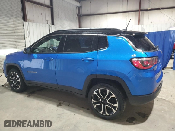 2024 Jeep Compass Limited z VIN 3C4NJDCN0RT595109, wystawiony jako Copart lot #63819305 z przebiegiem 37 862 mil mil oraz Czysty tytuł • Clean title. Historia ofert i sprzedaży dostępna na DreamBid. Obrazek 2.
