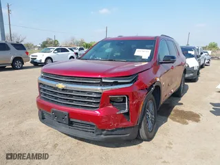 2024 Chevrolet Traverse FWD LT with VIN 1GNERGKS4RJ141560, listed as a IAAI auction lot 41190718 with 8,286 mi miles. Bid and sale history available at carsss.com. Image 2.