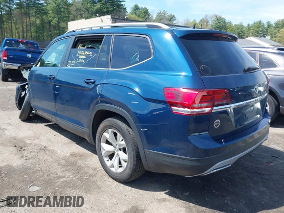 2019 Volkswagen Atlas S with VIN 1V2GR2CA6KC552560, listed as a IAAI auction lot 42154712 with 68,906 mi miles and . Bid and sale history available at DreamBid. Image 3.