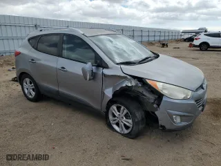 2013 Hyundai Tucson GLS with VIN KM8JU3AC9DU726646, listed as a Copart auction lot 53984505 with 131,938 mi miles and Clean Title. Bid and sale history available at carsss.com. Image 4.