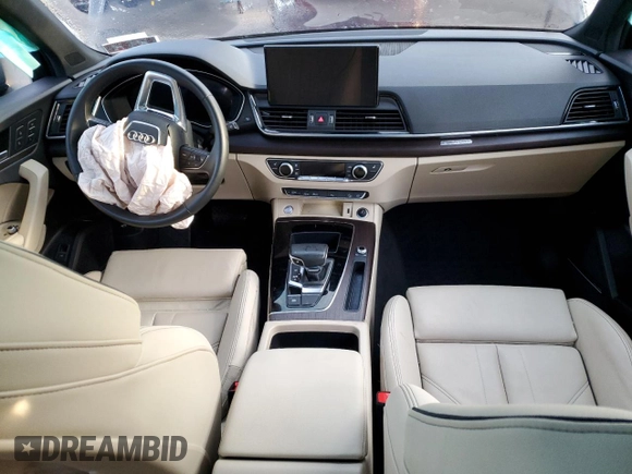 2022 Audi Q5 Sportback S line Premium Plus with VIN WA15AAFY6N2107307, listed as a Copart auction lot 81544024 with Not provided miles and Salvage title. Bid and sale history available at DreamBid. Image 8.