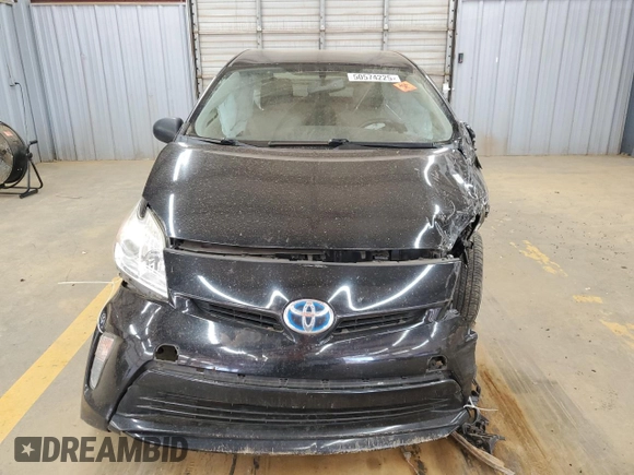 2014 Toyota Prius Four with VIN JTDKN3DU3E0358046, listed as a Copart auction lot 50574225 with 0 mi miles and Salvage Title. Bid and sale history available at carsss.com. Image 5.