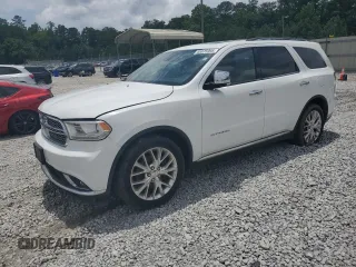 2014 Dodge Durango Citadel with VIN 1C4RDHEG8EC303906, listed as a Copart auction lot 60835995 with 283,218 mi miles and Salvage title. Bid and sale history available at DreamBid. Image 1.