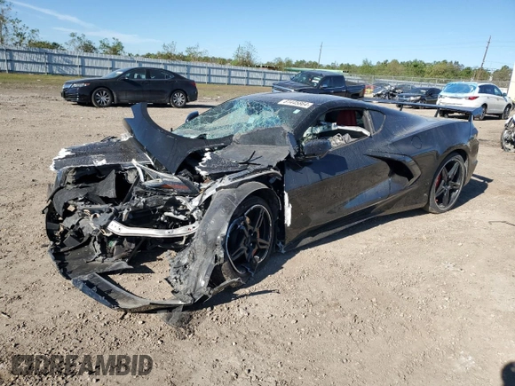 2020 Chevrolet Corvette 2LT with VIN 1G1Y72D42L5118848, listed as a Copart auction lot 81445864 with 0 mi miles and Salvage Title. Bid and sale history available at carsss.com. Image 1.
