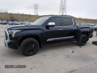 2024 Toyota Tundra 1794 Edition with VIN 5TFMC5DB8RX080945, listed as a Copart auction lot 54443735 with 6,527 mi miles and Salvage title. Bid and sale history available at DreamBid. Image 1.