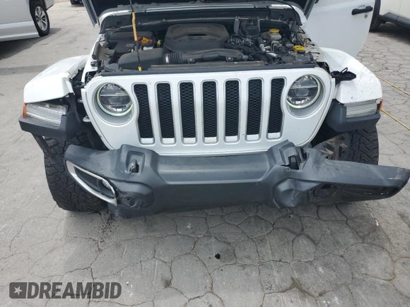 2022 Jeep Wrangler Unlimited Sahara с VIN 1C4HJXEN0NW262439, выставлен на аукционе Copart как лот 57469545 с пробегом 30 336 миль миль и Списание • Salvage title. История ставок и продаж доступна на DreamBid. Изображение 11.