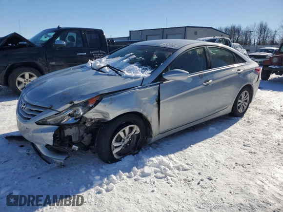 2011 Hyundai Sonata GLS with VIN 5NPEB4AC1BH011515, listed as a Copart auction lot 42422335 with 130,971 mi miles and Salvage Title. Bid and sale history available at carsss.com. Image 1.