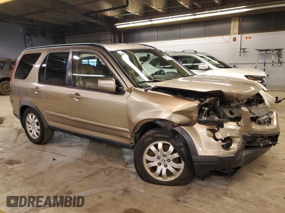 2005 Honda CR-V EX SE with VIN JHLRD78955C043538, listed as a Copart auction lot 85377044 with 236,824 mi miles and Salvage Title. Bid and sale history available at carsss.com. Image 4.