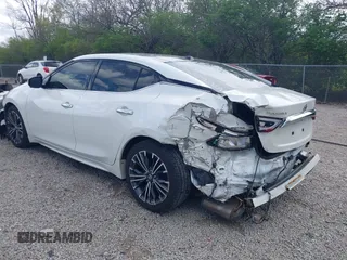 2016 Nissan Maxima 3.5 SV with VIN 1N4AA6APXGC414322, listed as a IAAI auction lot 42061835 with 129,356 mi miles. Bid and sale history available at carsss.com. Image 3.