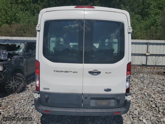 2015 Ford Transit Wagon XL with VIN 1FBZX2CM5FKB23517, listed as a Copart auction lot 72343484 with 92,934 mi miles and Salvage Title. Bid and sale history available at carsss.com. Image 6.