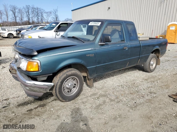 1996 Ford Ranger XL with VIN 1FTCR14U5TPA62043, listed as a Copart auction lot 43789605 with 190,978 mi miles and Salvage Title. Bid and sale history available at carsss.com. Image 1.