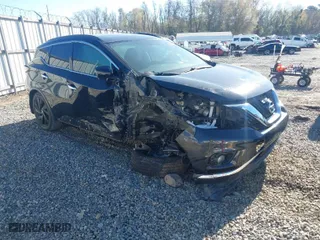 2017 Nissan Murano SV with VIN 5N1AZ2MG5HN194287, listed as a IAAI auction lot 41822225 with 39,450 mi miles. Bid and sale history available at carsss.com. Image 1.