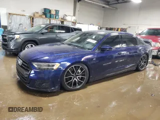 2021 Audi A8 z VIN WAU8DAF8XMN007683, wystawiony jako Copart lot #51622895 z przebiegiem 29 014 mil mil oraz Szkoda całkowita • Salvage title. Historia ofert i sprzedaży dostępna na DreamBid. Obrazek 1.