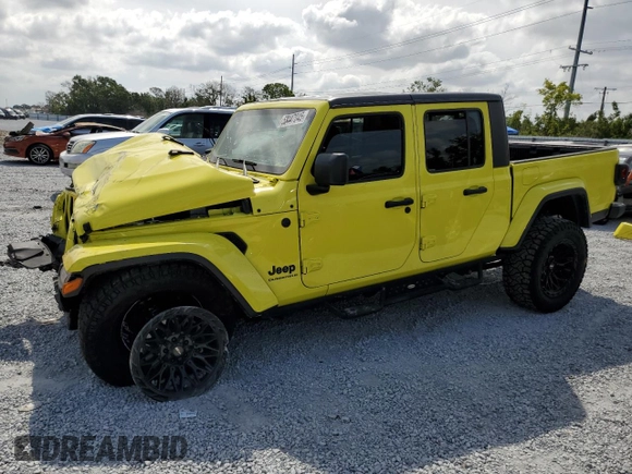 2023 Jeep Gladiator Sport S with VIN 1C6HJTAG3PL572662, listed as a Copart auction lot 53447045 with Not provided miles and Non repairable. Bid and sale history available at DreamBid. Image 1.