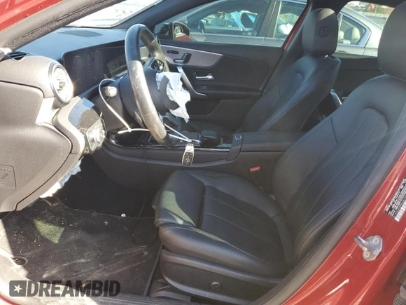 2022 Mercedes-Benz A 220 with VIN W1K3G4FB9NJ341090, listed as a Copart auction lot 82666884 with 31,696 mi miles and Salvage Title. Bid and sale history available at DreamBid. Image 7.
