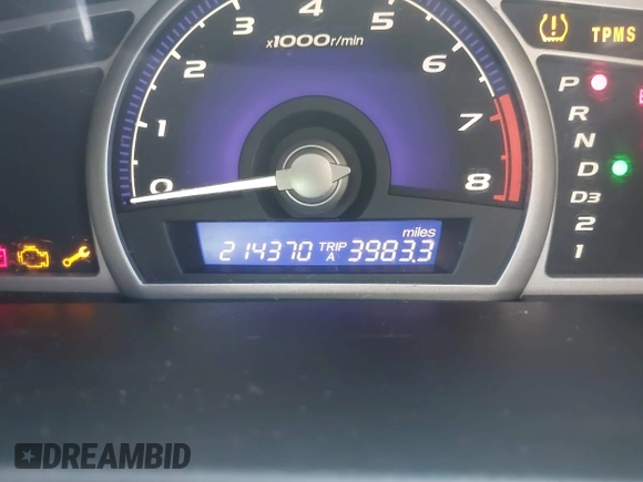 2009 Honda Civic LX z VIN 2HGFA16569H342000, wystawiony jako IAAI lot #42340919 z przebiegiem 214 370 mil mil oraz . Historia ofert i sprzedaży dostępna na DreamBid. Obrazek 16.