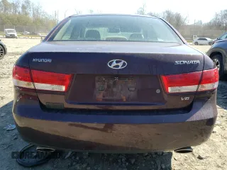 2006 Hyundai Sonata GLS with VIN 5NPEU46F06H057128, listed as a Copart auction lot 47275095 with 222,769 mi miles and Salvage Title. Bid and sale history available at DreamBid. Image 6.