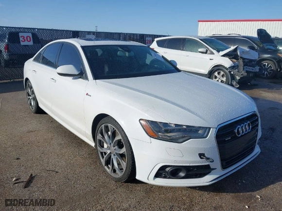 2012 Audi A6 3.0T Prestige with VIN WAUJGAFC4CN048421, listed as a IAAI auction lot 41700421 with 117,530 mi miles. Bid and sale history available at carsss.com. Image 6.