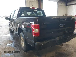 2018 Ford F-150 XL with VIN 1FTEW1EP2JFB69449, listed as a IAAI auction lot 41731427 with 111,922 mi miles. Bid and sale history available at carsss.com. Image 3.