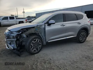 2022 Hyundai Santa Fe Limited with VIN 5NMS44AL3NH448754, listed as a Copart auction lot 87461164 with 47,134 mi miles and Salvage Title. Bid and sale history available at carsss.com. Image 1.