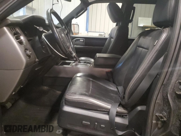 2017 Ford Expedition EL Platinum with VIN 1FMJK1MT6HEA27965, listed as a Copart auction lot 46353715 with 128,269 mi miles and Clean Title. Bid and sale history available at carsss.com. Image 7.