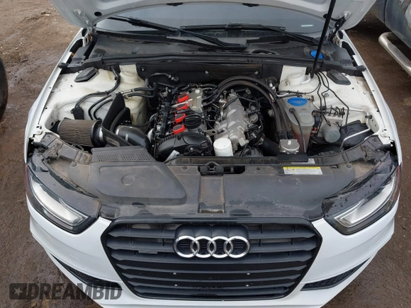 2015 Audi A4 Premium Plus with VIN WAUFFAFL6FN001386, listed as a IAAI auction lot 41711364 with 112,677 mi miles. Bid and sale history available at carsss.com. Image 10.