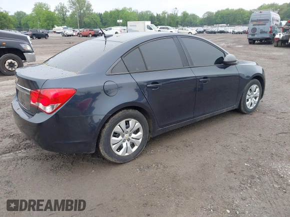 2014 Chevrolet Cruze LS with VIN 1G1PA5SG3E7319385, listed as a IAAI auction lot 42264380 with 124,525 mi miles and . Bid and sale history available at DreamBid. Image 4.