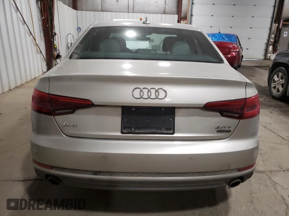 2017 Audi A4 Prestige with VIN WAUFNAF49HN070099, listed as a Copart auction lot 46191475 with 43,538 mi miles and Salvage Title. Bid and sale history available at carsss.com. Image 6.