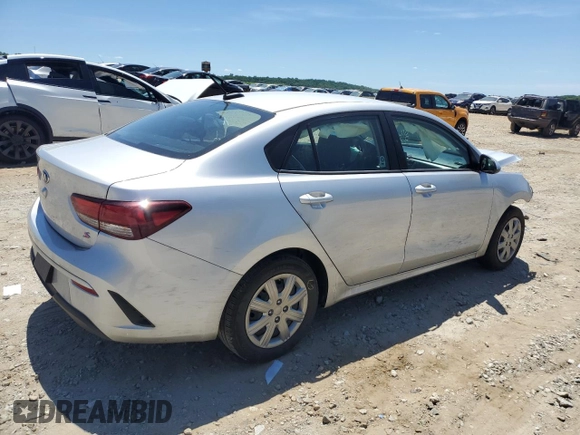 2021 Kia Rio S with VIN 3KPA24AD5ME382580, listed as a Copart auction lot 56931054 with 63,445 mi miles and Salvage Title. Bid and sale history available at DreamBid. Image 3.