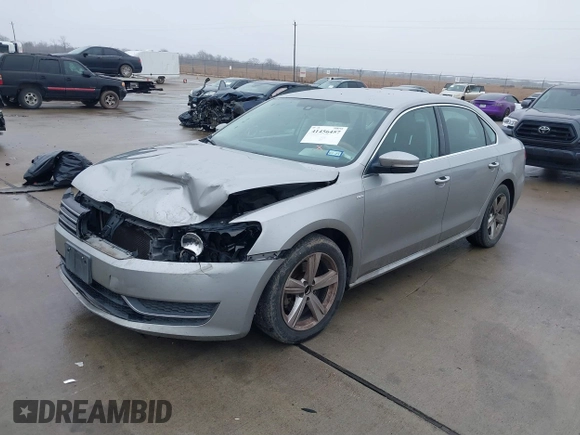 2014 Volkswagen Passat Wolfsburg Edition with VIN 1VWAT7A32EC028320, listed as a IAAI auction lot 41456457 with 173,581 mi miles and . Bid and sale history available at DreamBid. Image 2.